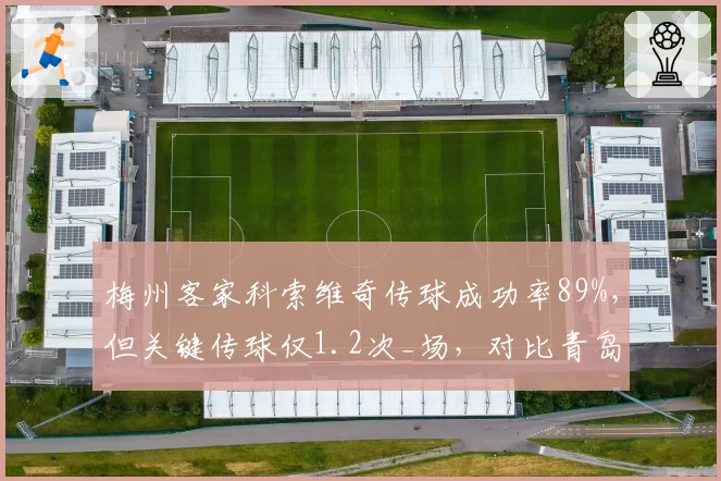 梅州客家科索维奇传球成功率89%，但关键传球仅1.2次_场，对比青岛海牛萨里奇2.5次，安全球与威胁球如何取舍？